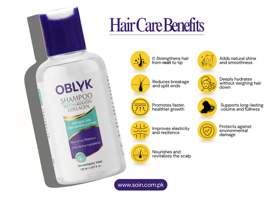 OBLYK Shampoo Biotin-keratin collagen