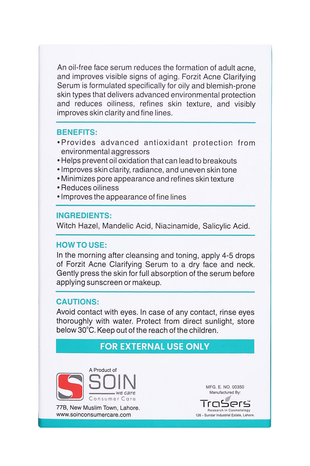 Forzit Acne Serum