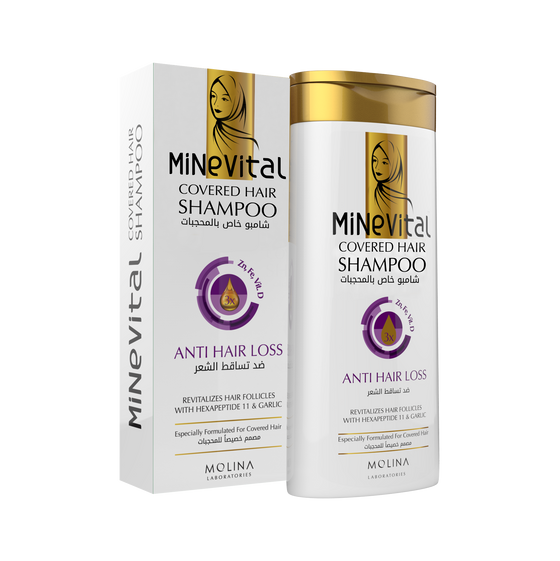 MiNeVital Covered Hair Shampoo – Anti Hair Loss