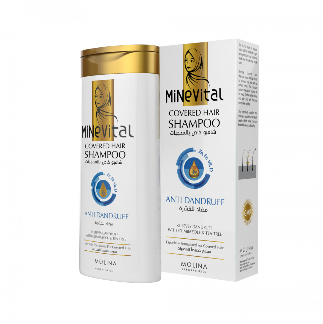 MiNeVital Covered Hair Shampoo – Anti Dandruff