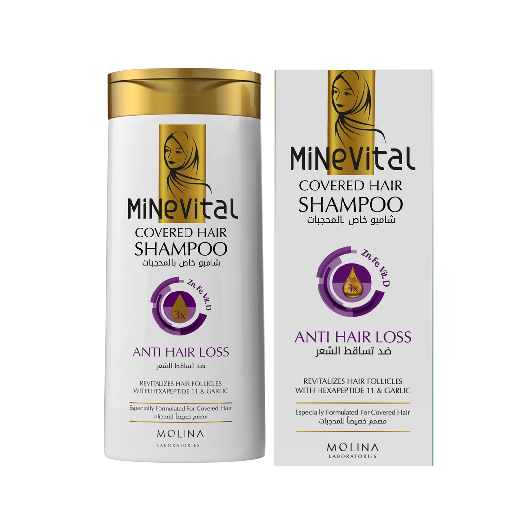 MiNeVital Covered Hair Shampoo – Anti Hair Loss