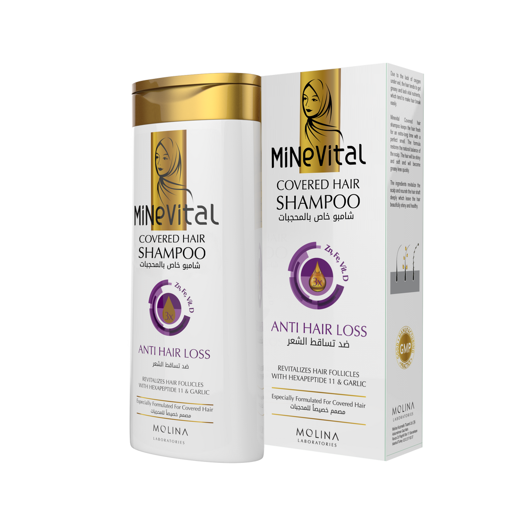 MiNeVital Covered Hair Shampoo – Anti Hair Loss